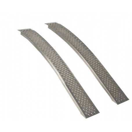 Jeu de deux rampes courbées