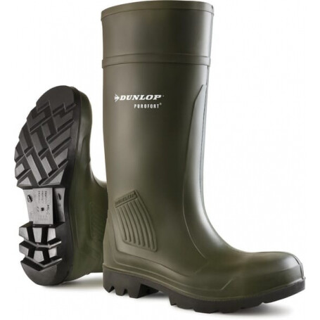 Botte de protection verte taille 47 DUNLOP C46293347