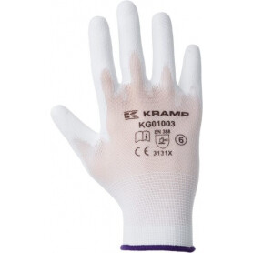 Gants de travail blanc taille 7 UNIVERSEL KG0100307