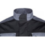 Veste travail, noir - gris 5XL UNIVERSEL KW101030089066