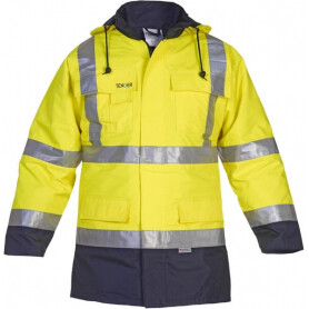 Parka haute visibilité jaune - bleu marine taille 2XL HYDROWEAR 0510052XL