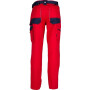 Pantalon de travail rouge - bleu marine XL UNIVERSEL KW102030080098