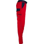 Pantalon de travail rouge - bleu marine S UNIVERSEL KW102030080080