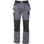 Pantalon de travail gris - noir 6XL UNIVERSEL KW102830090134