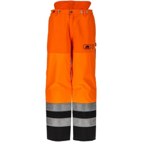 Pantalon de débroussailleuse orange taille L SIP 1SQ5510L