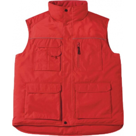 Gilet hiver rouge taille XL SANTINO CBCC40RXL