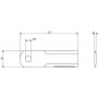 Couteau de broyeur UNIVERSEL 281411Z