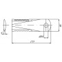 Couteau de broyeur UNIVERSEL 281440N