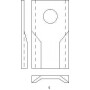 Couteau de faucheuse UNIVERSEL 001394000KR