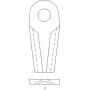 Couteau de faucheuse KUHN 56840000
