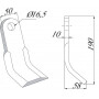 Fléau KVERNELAND - MALETTI MA6400080