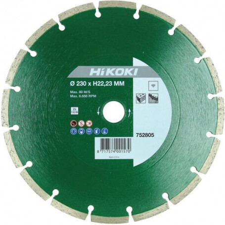 Disque diamant 230mm HIKOKI 752815