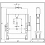 Presse d'atelier 70t COMPAC HP70