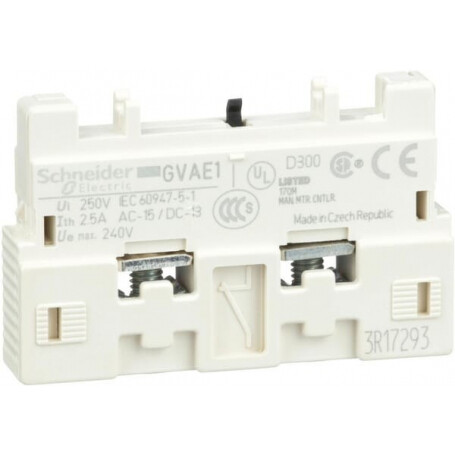 Bloc de contact auxiliaire SCHNEIDER-ELECTRIC GVAE1
