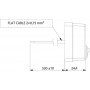Plafonnier intérieur de cabine LED et interrupteur GOPART LA50001