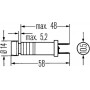 Lampe témoin HELLA 2AA003257042
