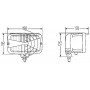 Lampe de travail HELLA 1AB007145001