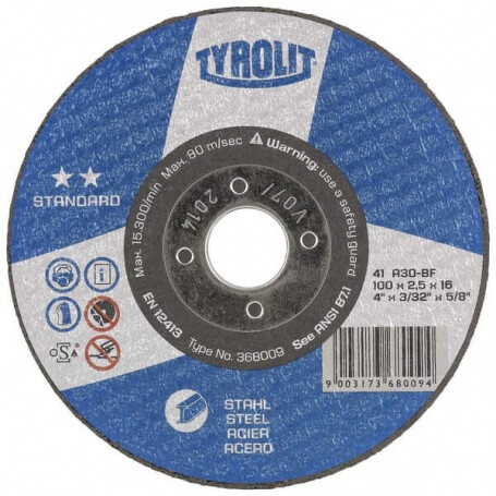 Disque de meuleuse TYROLIT 367803