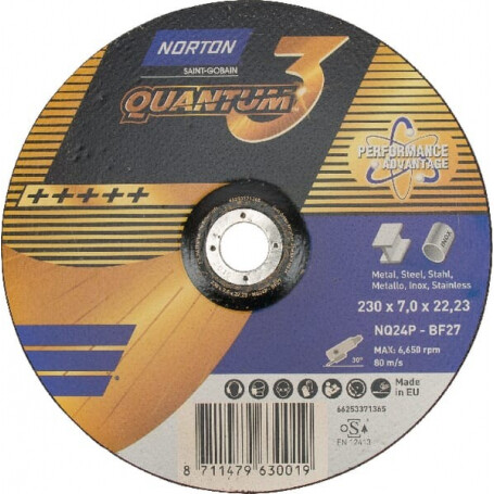 Disque à meuler NORTON 66253371365