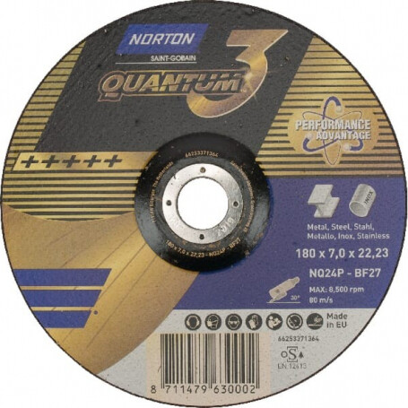 Disque à meuler NORTON 66253371364