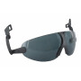 Lunettes intégrées en polycarbonate gris UNIVERSEL