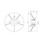Ventilateur UNIVERSEL EM913204W2AKR