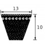 Courroie OPTIBELT AVX13992