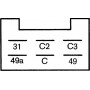 Relais HELLA 4DN008768101
