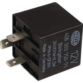 Relè lampeggiatore 12 V 3 poli HELLA 4DB003750711