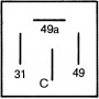Relais HELLA 4DB001887041