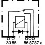 Mini-relais 24V HELLA 4RD007903021
