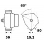 Alternateur MAHLE IA1077