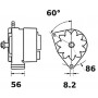 Alternateur MAHLE IA1082