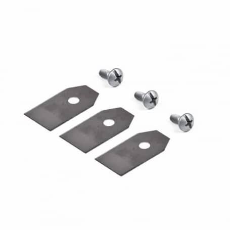 Juego 3 cuchilla robot segadora HUSQVARNA 5776064-02 - 5776065-02 - 5776066-02 G2 Solar Hybrid'210C 220AC livré tornillo