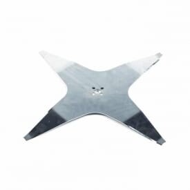 Lame robot tondeuse courbée 4 dents diamètre 290 mm HERKULES 025-d0046-02 - 25d004602 - 896567 oscar 4-wd-zbs - zdl