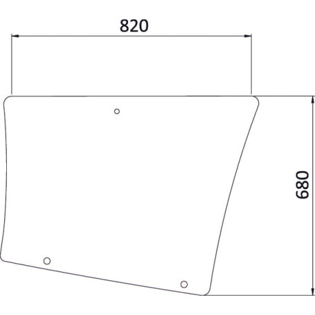 Vitre latérale UNIVERSEL 0011056980N