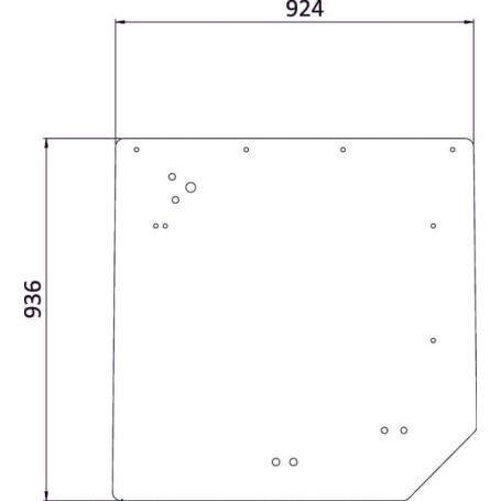 Vitre arrière UNIVERSEL 0011111470N