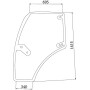 Vitre de porte droite UNIVERSEL 00121432020N
