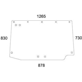 Lunette arrière UNIVERSEL 001396050N