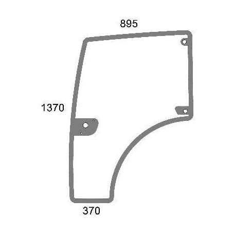 Vitre de porte complète UNIVERSEL 00142296010N