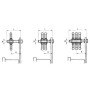 Tendeur double ROSTA SWD341512