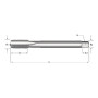 Taraud machine M30 x 2,0mm DORMER E268M30X20