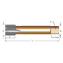 Taraud de machine DORMER EP4038