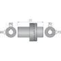 Accouplement élastique UNIVERSEL HDZG132