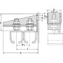 Support mural double MEA TB335410
