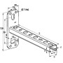 Support mural 27x18x200mm FISCHER ALK2718200
