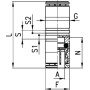 Accouplement rapide femelle CAMOZZI 658010