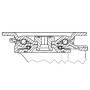 Roulettes pour charges lourdes à bandage en polyuréthane TENTE 4680ITP125P63