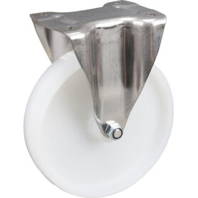 Roulettes pivotantes en acier inoxydable à bandage en matière synthétique TENTE 8478UOO200P63