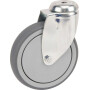 Roulettes pivotantes en acier galvanisé à trou de fixation TENTE 2470PJP150P3011